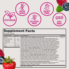 Zena Nutrition glass container showcasing USDA Organic certification