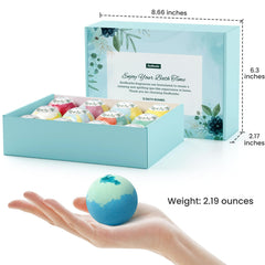 ZenBombs Lavender bath bomb creating a calming soak