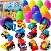 ZenBombs Easter egg with pull-back vehicles for an exciting hunt.