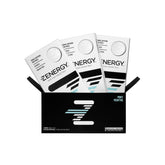 ZENERGY energy gum mint flavor pack for on-the-go energy and zero sugar.