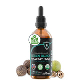 Zenmen Green Black Walnut Hull Tincture bottle with pour spout for daily wellness.