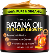Zenolio Labs Batana Oil hair growth bottle nourishes and strengthens strands