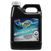 Zep Advanced Bathroom Sink Drain Opener Gel bottle ready to clear standing-water clogs.