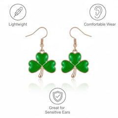 Zeptrix small-profile shamrock earrings offer elegant, understated charm for daily wear.