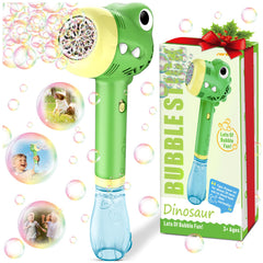 Zerhunt dinosaur bubble wand outdoors fueling kids' playtime with colorful bubbles