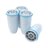 ZeroWater 4-pack filter cartridges ready for quick replacement and cleaner water
