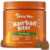 Zesty Paws Hairball Bites : bouchée chat savoureuse pour support des boules de poils