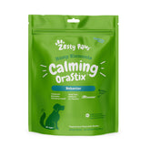 Zesty Paws OraStix jar for calming dogs