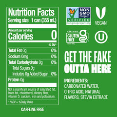 Zevia Lemon Lime Twist 6-pack cans emphasize convenient zero-calorie refreshment.