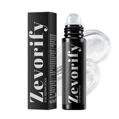 Zevorify Eye Repair Stick cooling under-eye area for a refreshed, depuffed look.