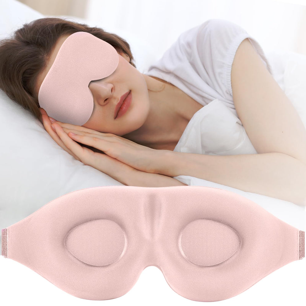 ZGGCD Sleep Mask 3D contour for side sleepers blocks light