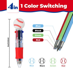 Zhirlyn baseball pens featuring a 3D topper for playful writing