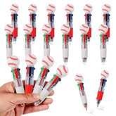 Zhirlyn baseball pens 4in1 12-pack with bold colors for notes and party favors