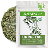 Zhivana Organics Horsetail Tea loose leaf bundle for infusion and blends.