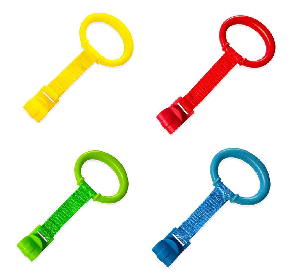 Zhongyifan baby pull-up rings playpen set assembled for standing practice.