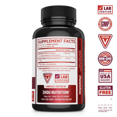 ZHOU Berberine capsules with Oregon Grape laid out for daily metabolic support.