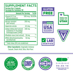 ZHOU Neuro-Peak capsules-closeup highlights a ready-to-take daily memory support.