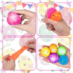 ZHZHHJMY squeezable stress ball chick for tactile, calming play.