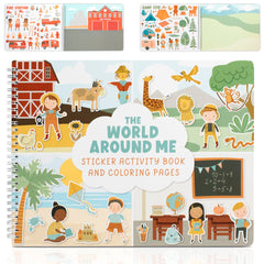 ZICOTO Fun Sticker Book cover featuring a smiling toddler for on-the-go entertainment
