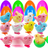 ZICZLI Easter eggs 8-pack jumbo egg ready for wind-up play and festive decorating