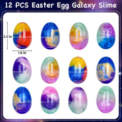ZICZLI Easter slime egg open shell showing easy access to slime