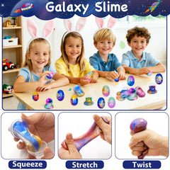ZICZLI Galaxy Slime texture closeup with vivid colors
