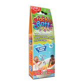 Zimpli Kids Crackle Baff Colours pack front shows three bath packs for safe, fun play.