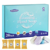 Zimwin 20-pack refill tablets ready to dispense in compatible foaming soap containers.