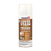Zinsser Cover-Stain spray can 3608 white primer delivering high hiding and stain blocking