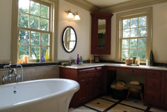 Zinsser Perma-White film resisting dirt and moisture on painted surfaces.