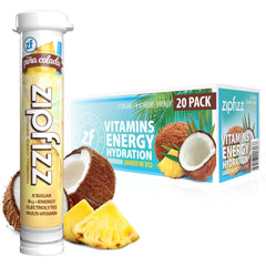 Zipfizz daily energy pina colada tube — sustained energy with electrolytes for workouts