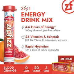 Zipfizz on-the-go packets showcased for travel-friendly daily energy.