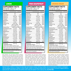 Zipfizz prepared drink in a glass features vibrant color and refreshing hydration.