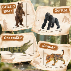 Zippytots crocodile figure for active play and animal recognition.