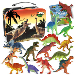 Zippytots dinosaur figures pack with realistic details for imaginative play