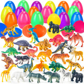 ZIRSENG Easter eggs with dinosaur figurines for exciting hunting games