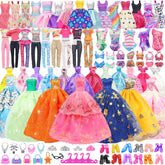 ZITA ELEMENT 101-pcs doll clothes gift box ready for imaginative play.