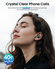 ZIUTY earbuds in-ear fit for secure all-day comfort.