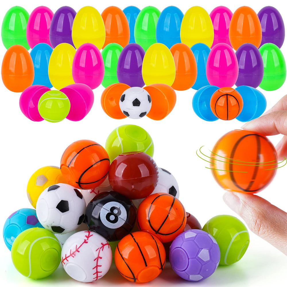 Zivilic Easter eggs with 36 prefilled spinner packs for festive baskets.