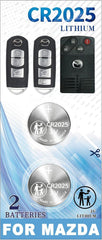 ZIWLU Mazda fob battery CR2025 compatibility check for reliable entry