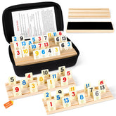 ZIXCARE Rummy Cube tiles with large numbers for easy visibility during play.