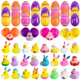 ZIZICG prefilled Easter eggs with ducks for colorful baskets