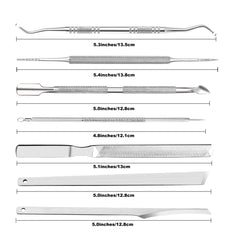 ZIZZON 7-pcs kit collection demonstrates precise nail maintenance.