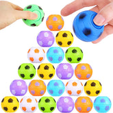 ZJDL Soccer Mini Spinner colorful pack for classroom fun and party favors.