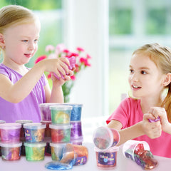 ZJOFP party favors slime close-up shows soft, stretchy texture