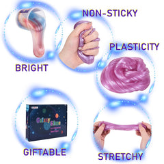 ZJOFP slime being folded and stretched for calm, focused activity