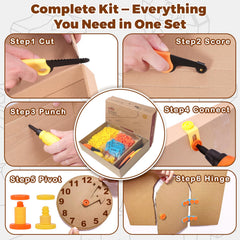 ZLemma Cardboard Kit connectors pack offers versatile assembly options for projects