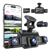 ZMOPO 360 view front camera delivers wide, clear daytime footage for safer drives.