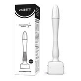ZMSDBY titanium microneedles derma stamp in compact handheld view for at-home use