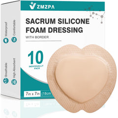 ZMZPA sacral foam dressing with border secures bedsores safely.